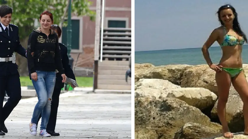 Interpress/M.Tagliapietra Venezia 03.05.2016.- Doina Matei rientra in Carcere femminile della Giudecca dopo l'udienza in Tribunale per la semilibertà.