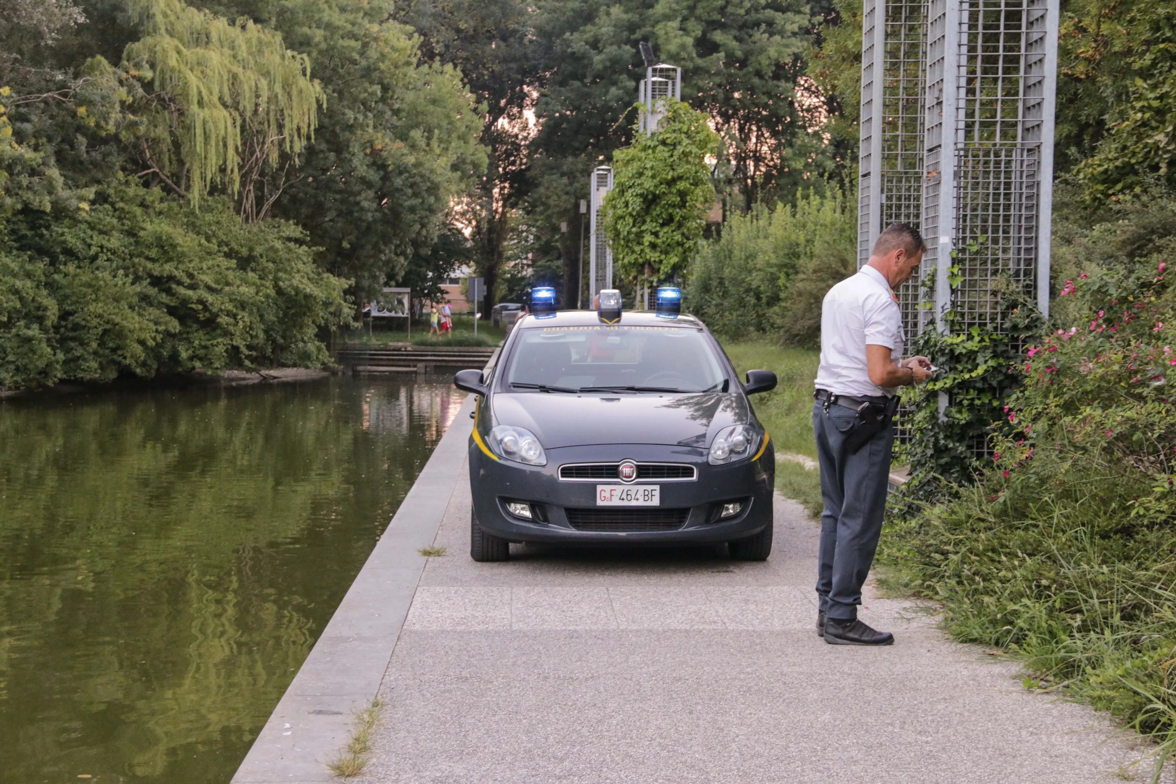 Controlli interforze al parco Albanese (foto d'archivio)