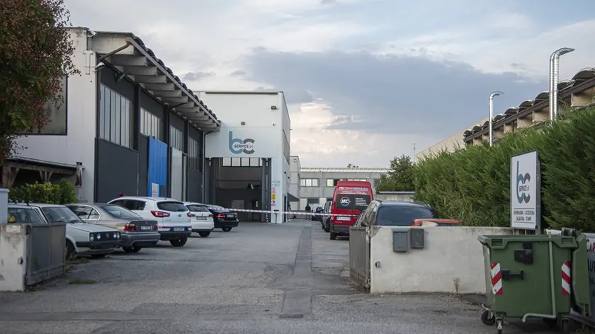 La Bc Service di Noventa di Piave, teatro della tragedia (c)ClaudioVianello2022
