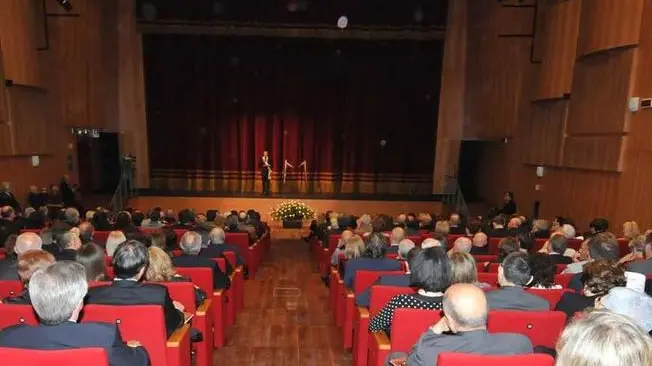 DEPOLO FGAVAGNIN PORTOGRUARO INAUGURAZIONE TEATRO L. RUSSOLO