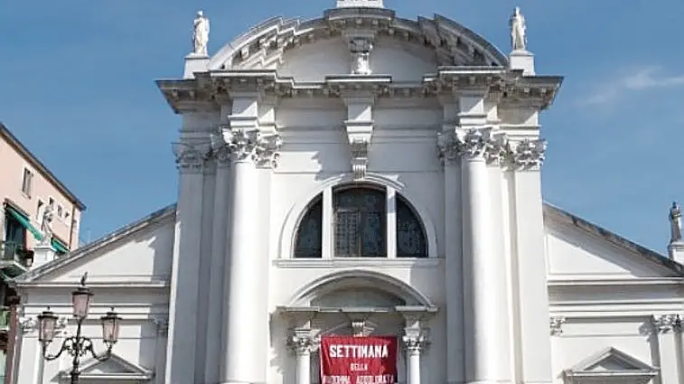 La chiesa di Sant’Andrea, in centro a Chioggia