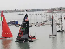 Interpress/Mazzega Caiaffa Venezia, 20.05.2012.- America's Cup in Bacino San Marco.-