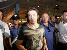 Alessandro Del Piero all'aeroporto Marco Polo.