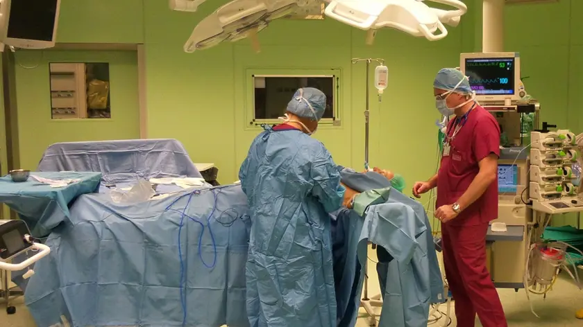 Una sala operatoria dell'ospedale dell'Angelo di Mestre