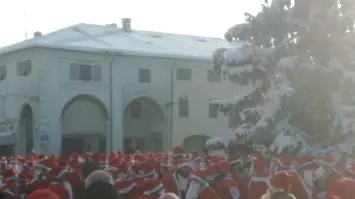 I Babbi Natale lo scorso anno a Noale