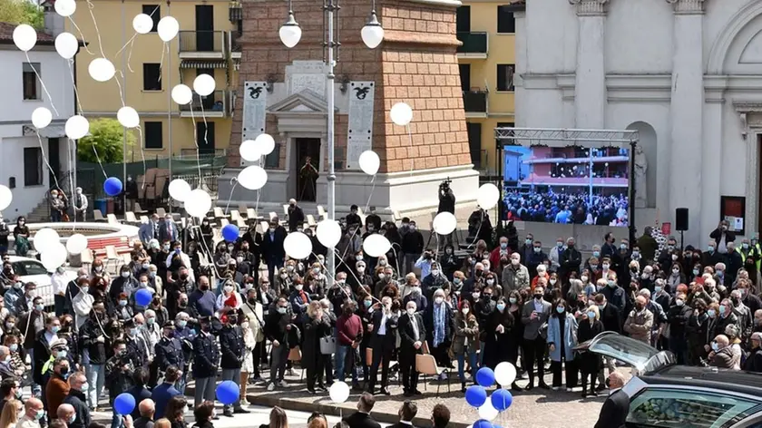 SCATTOLIN - TOMMASELLA - FOSSALTA DI PIAVE - FUNERALE CARLO SIMONETTO