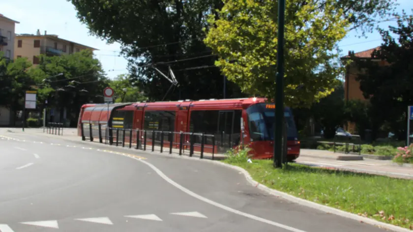 Prove tecniche del tram a Marghera