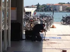 Interpress/M.Tagliapietra Venezia 04.08.2016.- Artificieri in azione a Santa Maria Elisabetta Linea 5.1 Lido di Venezia.