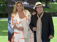 Foto Mario Cartelli/LaPresse.20/05/2015 Roma- Italia.spettacolo.Photocall con Al Bano e Romina Power che hanno presentato alla stampa il loro prossimo concerto che si terrà all'arena di Verona. Nel corso del photocall sono stati festeggiati i 72 anni di Al Bano. Terrazza dell'Hotel Cavalieri Hilton, Via Cadlolo Roma - Italia..Nella foto: Romina Power e Al Bano.