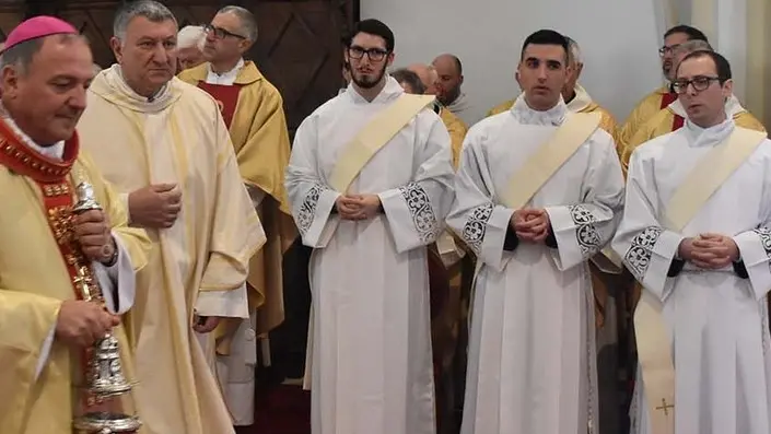 DE POLO - DINO TOMMASELLA - CONCORDIA - NOMINA DI NUOVI SACERDOTI marcuzzo jonathan , crema lucaa, basaldella luca