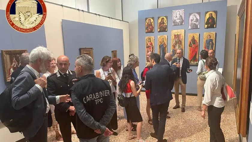 I carabinieri Ntpc alle Gallerie dell'Accademia a Venezia