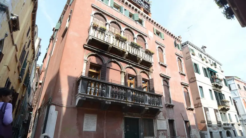 Interpress/M.Tagliapietra Venezia 05.06.2014.- Casa dove soggiornò Wolfang Amadeus Mozart. San Marco 1830.