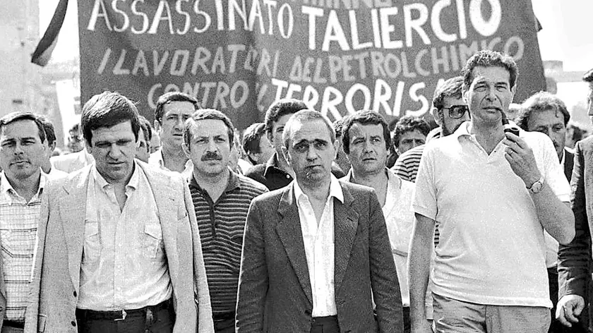 La grande manifestazione di Mestre svoltasi il 6 luglio 1981 con Giorgio Benvenuto, Pierre Carniti e Luciano Lama