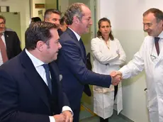 DE POLO - DINO TOMMASELLA - JESOLO LIDO - PRESENTAZIONE DELLA PRIMA UNITA' RIABILITATIVA DEL VENETO - VISITA AL REPARTO - BRAMEZZA - ZAIA - DR. MILANI