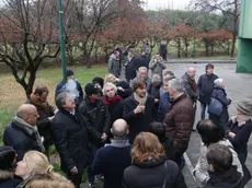 Foto Agenzia Candussi/ Scattolin/ Marghera Catene via del bosco/ Sopralluogo nei luoghi di degrado della città assieme al sindaco di Venezia Brugnaro e al presidente della commissione parlamentare d'inchiesta Causin