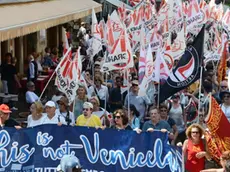 Interpress/M.Tagliapietra Venezia 10.06.2018.- Manifestazione " Marcia x Venezia". Da Piazzale Roma a Campo Manin.