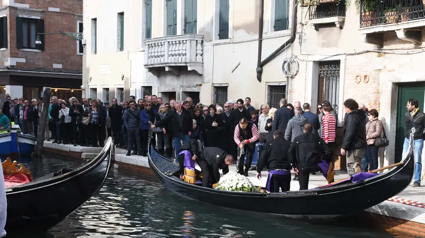 Interpress/M.Tagliapietra Venezia 12.11.2018.- Funerale Roberto Tramontin. Chiesa dei Carmini.