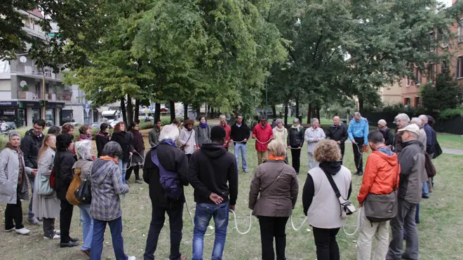 Corteo silenzioso per le vittime di Lampedusa organizzato dal gruppo di lavoro di via Piave