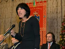 Interpress/M.Tagliapietra Venezia 29.12.2016.- Discorso di fine anna del Sindaco Luigi Brugnaro con la Giunta. Comune. Nuovo Assessore al commercio Francesca Da Villa.