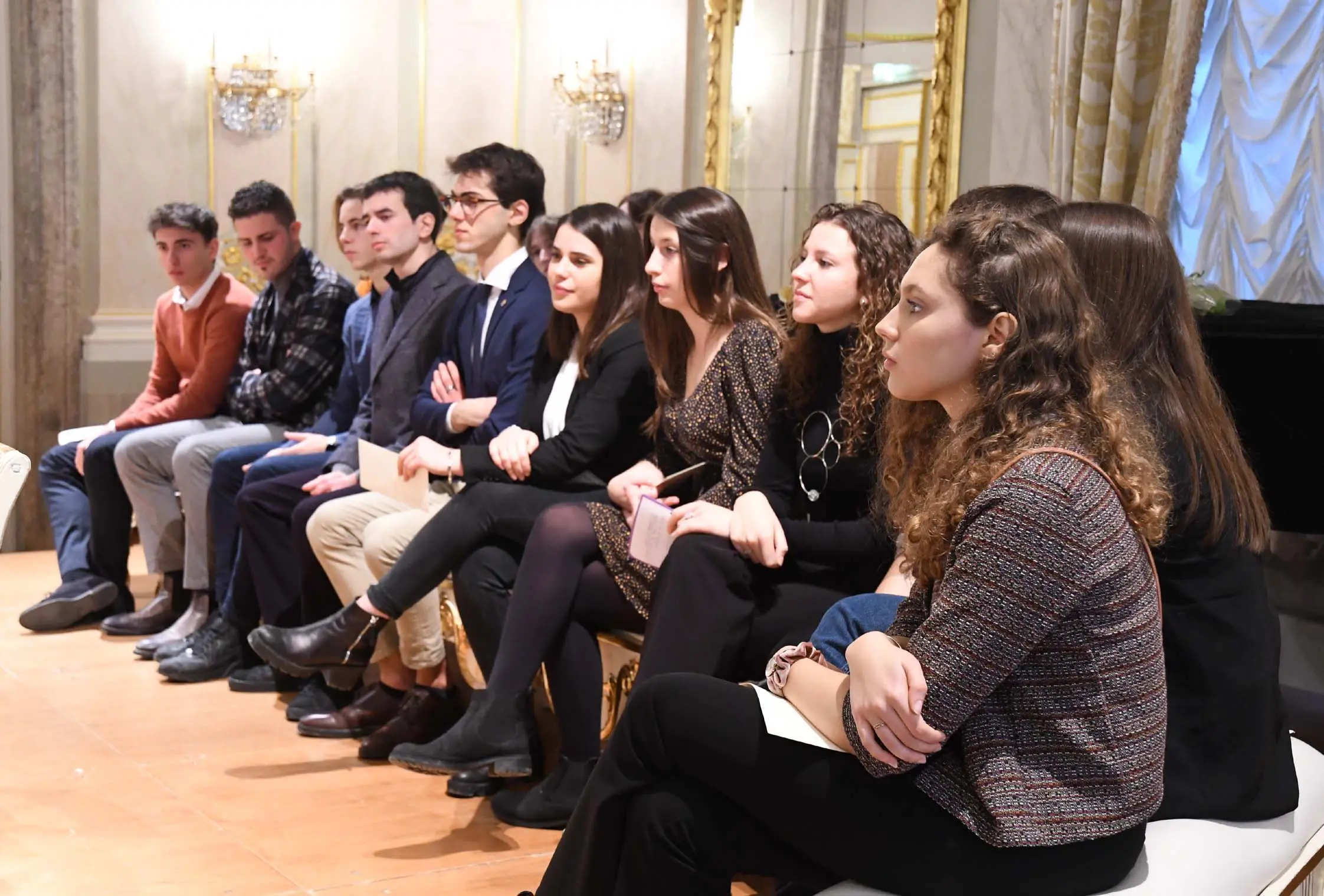Interpress\M.Tagliapietra Venezia 12.01.2019.- Settemari. Cerimonia di consegna del premio Veneziano dell'anno agli Angeli dell'acqua. Teatro La Fenice.