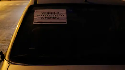 Incidente piazzale Concordia. Marghera. nella foto: l'auto che ha investito i pedoni.