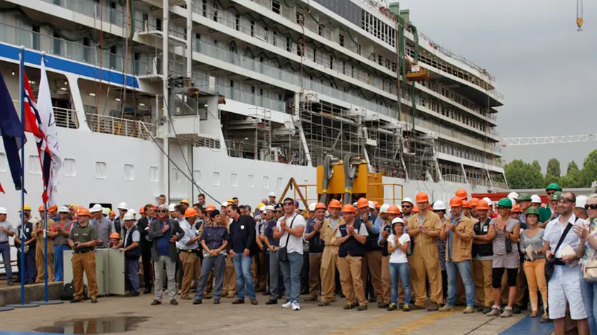 varo nave Viking Star presso Fincantieri, Marghera