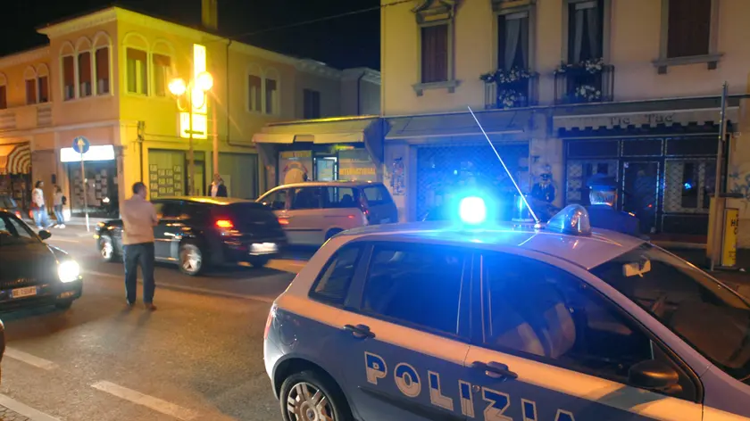 Polizia intervenuta in via Piave