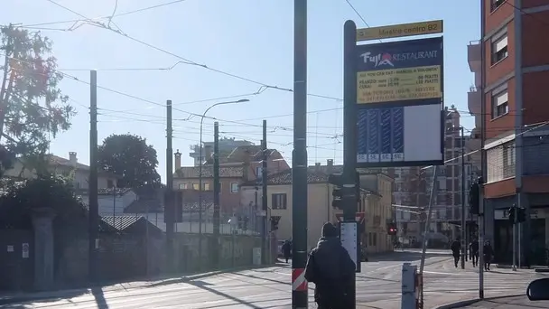 Foto Agenzia Candussi/Chiarin/ Mestre, piazzale Cialdini/ Sciopero ACTV