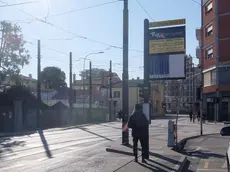 Foto Agenzia Candussi/Chiarin/ Mestre, piazzale Cialdini/ Sciopero ACTV