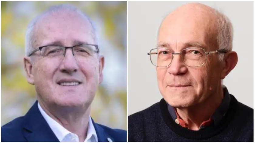 I candidati Claudio Odorico e Pierangelo Piasentier