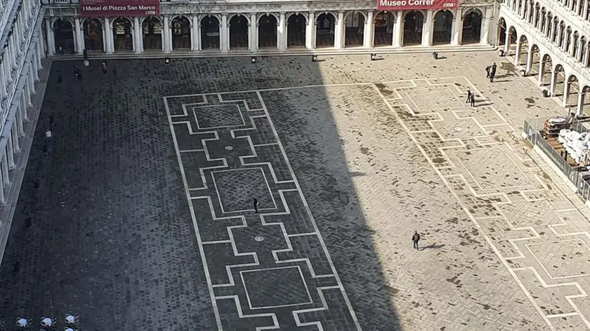 Piazza San Marco potrà ospitare fino a 10 mila fedeli seduti per la visita di Papa Francesco
