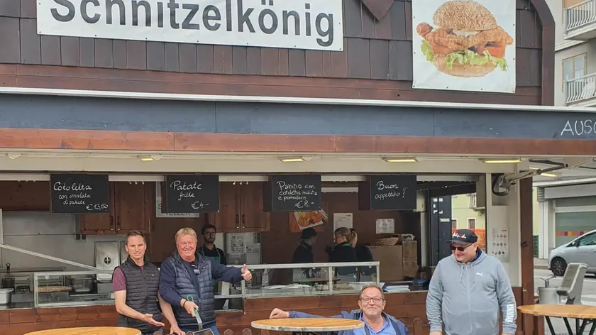 Lo stand austriaco, i cui prodotti gastronomici sono sempre molto apprezzati alla Fiera del Rosario