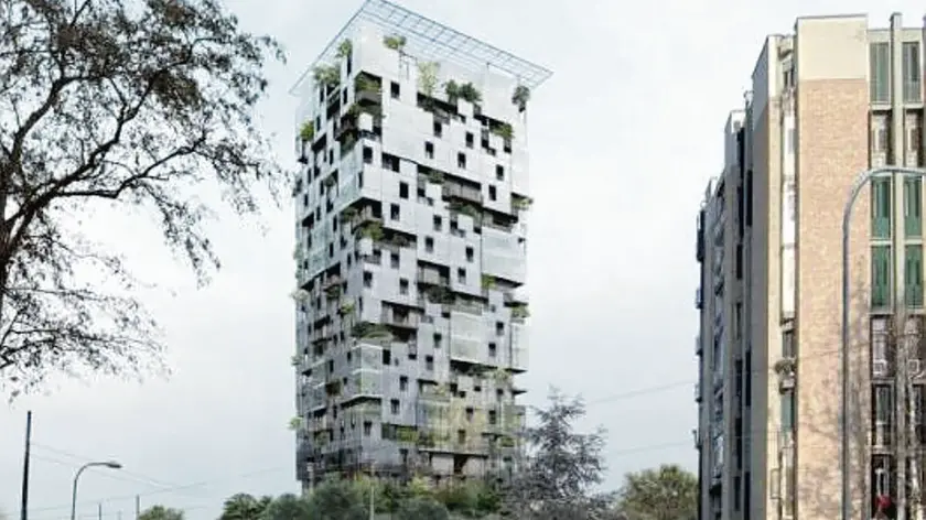 La torre di 70 metri la cui realizzazione è prevista lungo via San Marco, al posto dell’ex campo da calcio