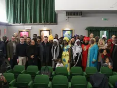 Foto Agenzia Candussi/ Scattolin/ Mestre, centro Kolbe via Aleardi/ Conferenza "Profughi? No, siamo persone non numeri!" organizzata dalla comunità Senegalese