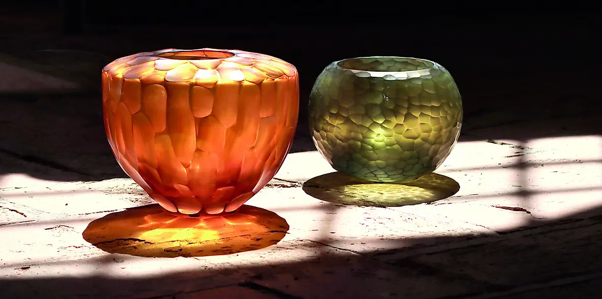 Micheluzzi Glass, Goccia Ambra e Bocia Laguna