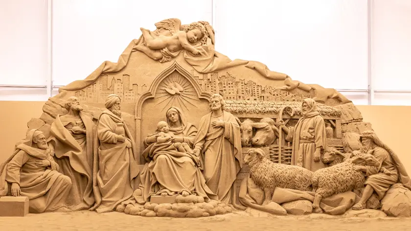 Una delle opere in mostra a Jesolo San Nativity