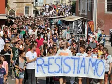 Interpress/Mazzega Venezia, 10.09.2016.-MANIFESTAZIONE "OCIO AE GAMBE CHE GO EL CAREO", ORGANIZZATA DAI RAGAZZI DEL GRUPPO GENERAZIONE '90.