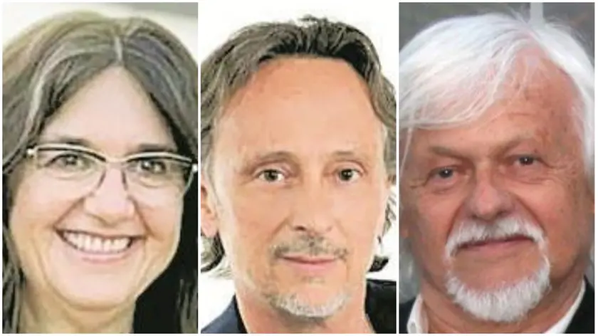 I candidati Caterina Cacciavillani, Andrea Salmaso e Roberto Leo Bordetto
