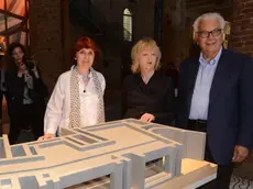 Interpress/M.Tagliapietra Venezia 23.05.2018.- Biennale Architettura, Arsenale. Corderie. Baratta e direttrici.