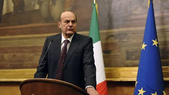 28/03/2013 Roma, il presidente incaricato Pier Luigi Bersani incontra la stampa