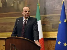 28/03/2013 Roma, il presidente incaricato Pier Luigi Bersani incontra la stampa