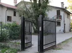 Casa di via Gaggian dove vengono ospitati degli immigrati dalla Caritas