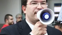Renato Boraso e il professor Stefano Zecchi