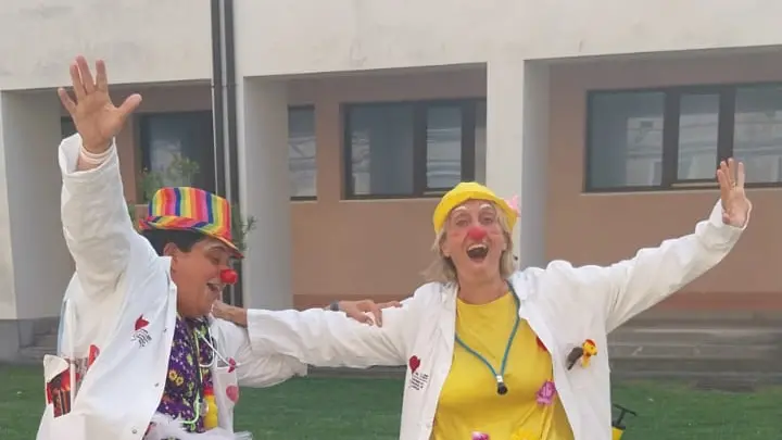 Natascia Cecconi e Sara Marangon all'Ospedale Civile di Venezia