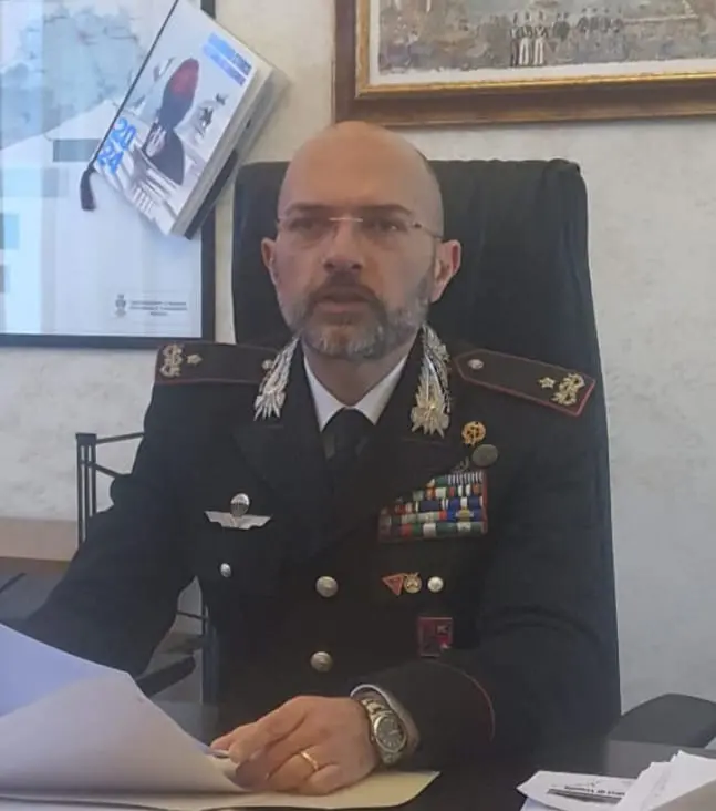 Il comandante provinciale dei carabinieri, generale Nicola Conforti