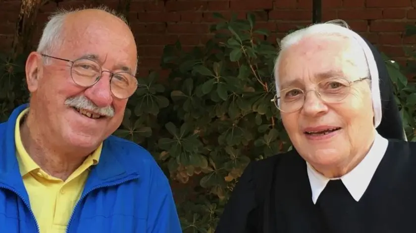 Gianni Vianello e suor Renata