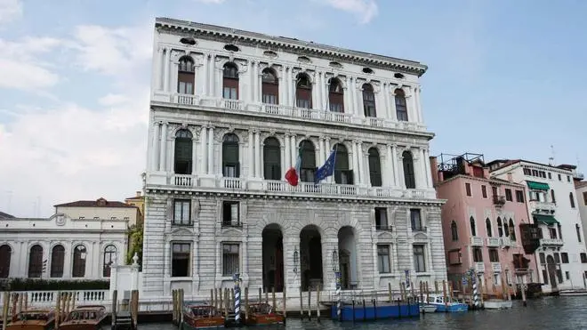 BOLLIS VENEZIA 03.09.2008.- PALAZZO CA' CORNER, SEDE PREFETTURA E PROVINCIA DI VENEZIA.- INTERPRESS