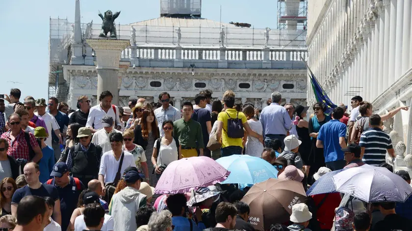Turisti a San Marco
