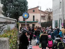 GIORNALISTA: Morsego AGENZIA FOTO: Candussi LUOGO: scuola Parolari, Zelarino DESCRIZIONE: sciopero del panino