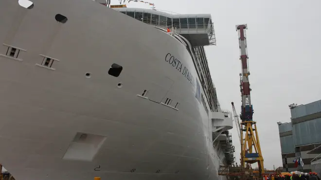 Varo Costa Diadema presso Fincantieri, Marghera.